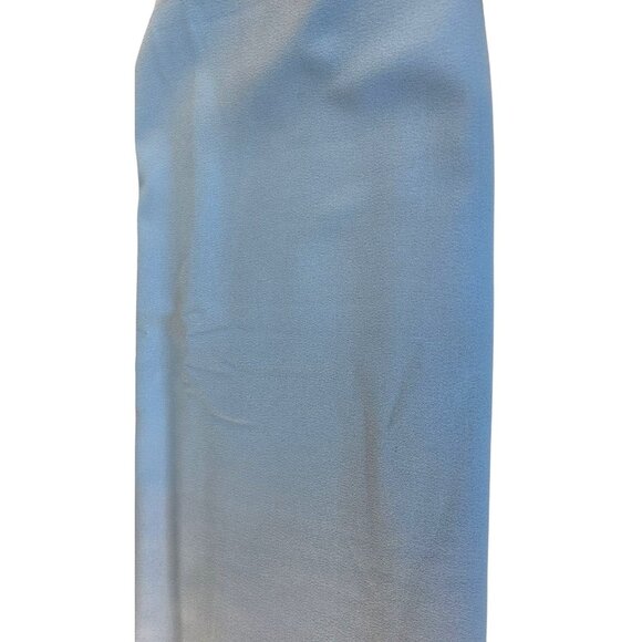 Light Blue Polyester Crepe Fabric 4 Yards 58" Wide Draping Sewing Material - Picture 3 of 8